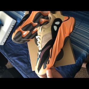 Selling my yeezy 700 enflame! Size 10.5 worn once 240! Firm on price!